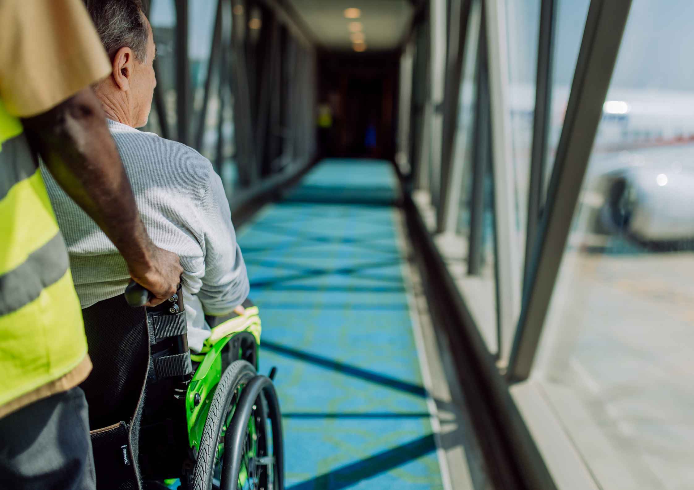 Asistencia avión silla de ruedas